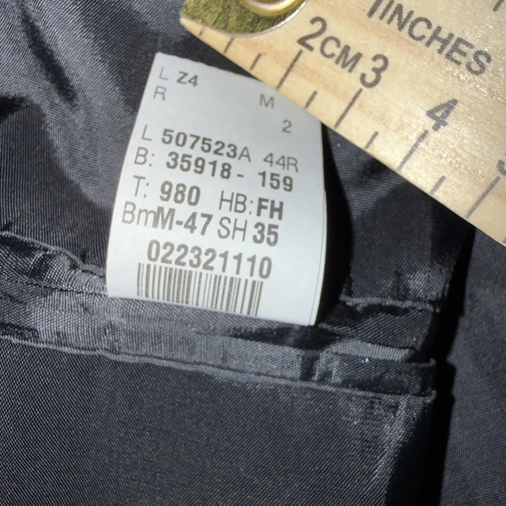 Lauren‎ Ralph Lauren Blazer Mens 44R Gray 100% Wool Two Button Sport Coat Lined